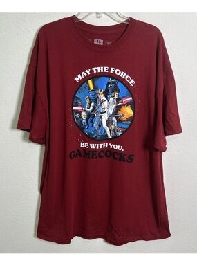 South Carolina Gamecocks X Star Wars Original Retro Brand Red T-Shirt Men’s 2XL